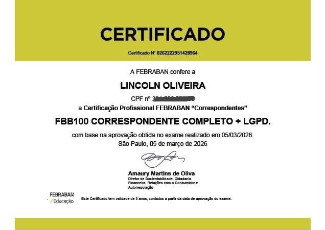 Certificado FBB100