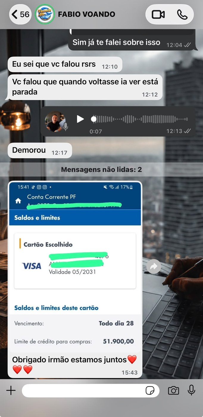 Conversa com cliente